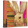 Western Jack Rabbit-Robbin Rawlings-Stretched Canvas