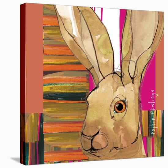 Western Jack Rabbit-Robbin Rawlings-Stretched Canvas