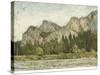 Western Landscape I-Megan Meagher-Stretched Canvas