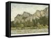 Western Landscape I-Megan Meagher-Framed Stretched Canvas