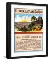 Western Maryland Railroad-null-Framed Art Print