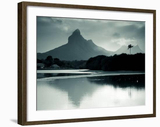 Western Mauritius, Tamarin, Montagne Du Rempart Mountain, Mauritius-Walter Bibikow-Framed Photographic Print