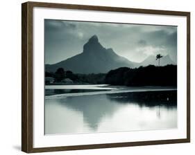 Western Mauritius, Tamarin, Montagne Du Rempart Mountain, Mauritius-Walter Bibikow-Framed Photographic Print