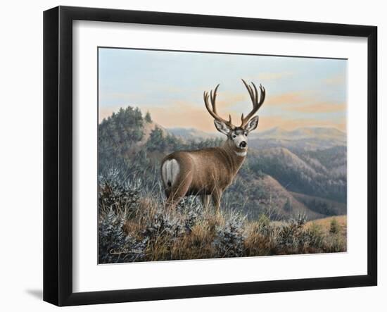 Western Monarch-Chuck Black-Framed Giclee Print