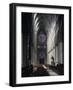 Western Nave of Reims Cathedral-null-Framed Premium Giclee Print