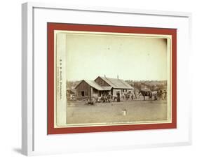 Western Ranch House-John C. H. Grabill-Framed Giclee Print