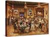 Western Saloon-Lee Dubin-Stretched Canvas