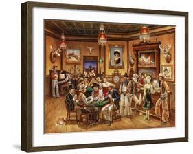 Western Saloon-Lee Dubin-Framed Giclee Print