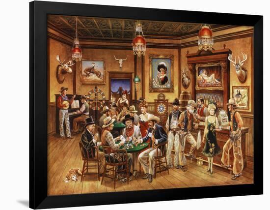 Western Saloon-Lee Dubin-Framed Giclee Print