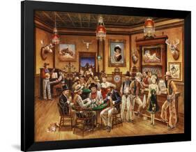 Western Saloon-Lee Dubin-Framed Giclee Print