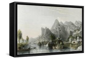 Western Seared Hills-Thomas Allom-Framed Stretched Canvas