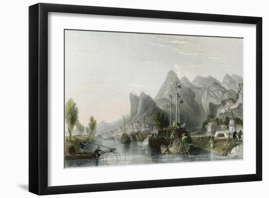 Western Seared Hills-Thomas Allom-Framed Art Print