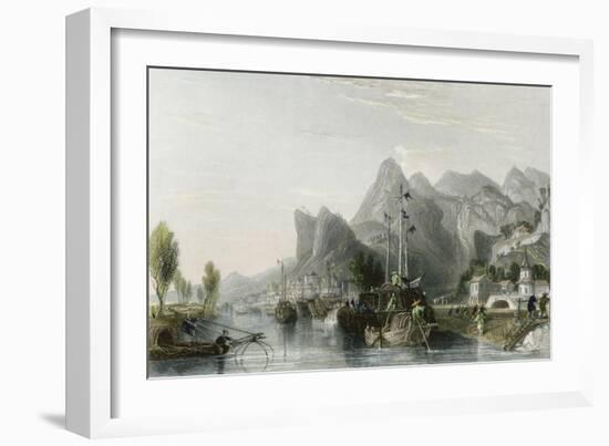 Western Seared Hills-Thomas Allom-Framed Art Print