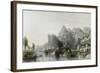 Western Seared Hills-Thomas Allom-Framed Art Print