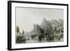 Western Seared Hills-Thomas Allom-Framed Art Print