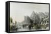 Western Seared Hills-Thomas Allom-Framed Stretched Canvas