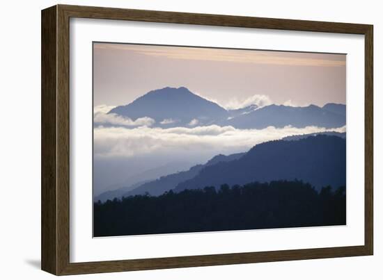 Western Sepik Torricelli Mountain Range from Mt Somoro-null-Framed Photographic Print