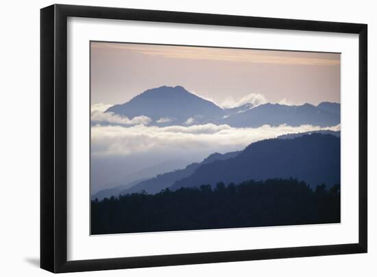 Western Sepik Torricelli Mountain Range from Mt Somoro-null-Framed Photographic Print