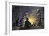 Western Sheriff Arresting Law-Breakers and Making Them Remove their Boots to Reduce Escapes-null-Framed Giclee Print