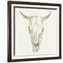 Western Skull Mount I-Ethan Harper-Framed Art Print