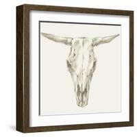 Western Skull Mount II-Ethan Harper-Framed Art Print