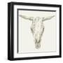 Western Skull Mount II-Ethan Harper-Framed Art Print