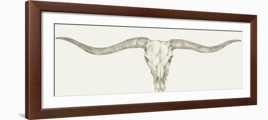 Western Skull Mount III-Ethan Harper-Framed Art Print