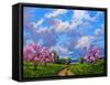 Western Slope Orchard in Spring-Patty Baker-Framed Stretched Canvas