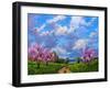 Western Slope Orchard in Spring-Patty Baker-Framed Art Print