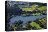 Western Springs, and Western Springs Stadium, Auckland, North Island, New Zealand-David Wall-Stretched Canvas