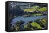 Western Springs, and Western Springs Stadium, Auckland, North Island, New Zealand-David Wall-Framed Stretched Canvas