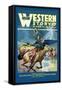 Western Story Magazine: Broken Arrow Range-null-Framed Stretched Canvas