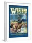 Western Story Magazine: Broken Arrow Range-null-Framed Art Print