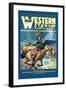 Western Story Magazine: Broken Arrow Range-null-Framed Art Print