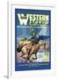 Western Story Magazine: Broken Arrow Range-null-Framed Art Print