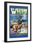 Western Story Magazine: Broken Arrow Range-null-Framed Art Print