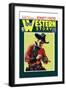 Western Story Magazine: Gun Hand-null-Framed Art Print