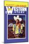 Western Story Magazine: Hot Lead Payoff-null-Mounted Art Print