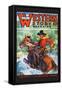 Western Story Magazine: No Limits-null-Framed Stretched Canvas