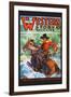 Western Story Magazine: No Limits-null-Framed Art Print