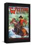 Western Story Magazine: No Limits-null-Framed Stretched Canvas