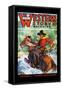 Western Story Magazine: No Limits-null-Framed Stretched Canvas