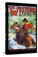 Western Story Magazine: No Limits-null-Stretched Canvas