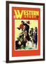 Western Story Magazine: On the Move-null-Framed Art Print