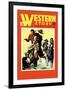 Western Story Magazine: On the Move-null-Framed Art Print