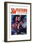 Western Story Magazine: On the Range-null-Framed Art Print