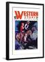 Western Story Magazine: On the Range-null-Framed Art Print