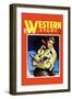 Western Story Magazine: Quick Shot-null-Framed Art Print