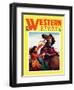 Western Story Magazine: She Ruled the West-null-Framed Art Print