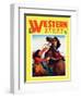 Western Story Magazine: She Ruled the West-null-Framed Art Print